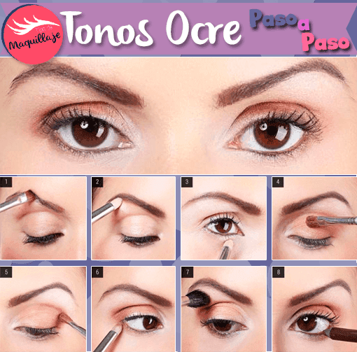 Maquillaje en tonos Ocre