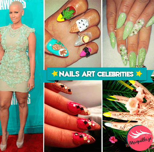Nail Art: Las celebs nos muestran sus diseños de uñas.
