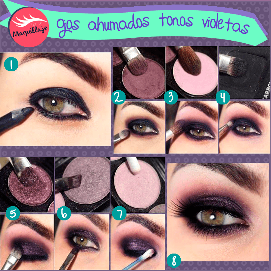 Resalta tu mirada con ojos ahumados y vibrantes.