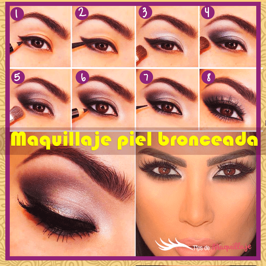 ¿Cómo maquillar una tez morena?