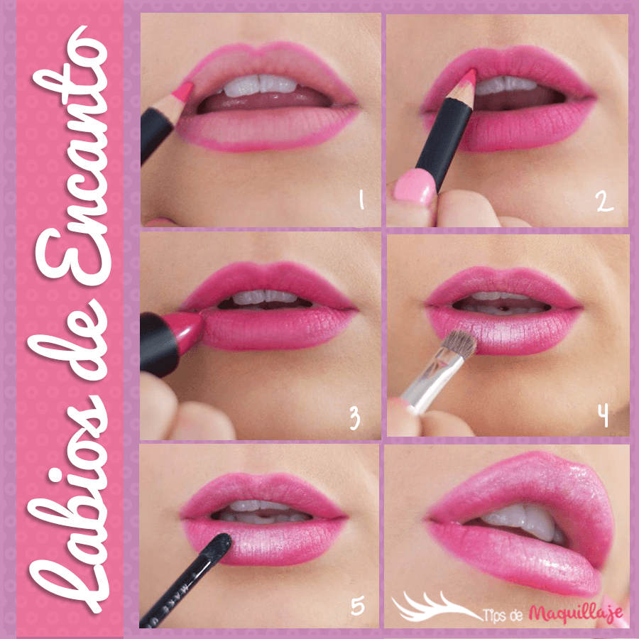 ¿Cómo se pintan los labios?
