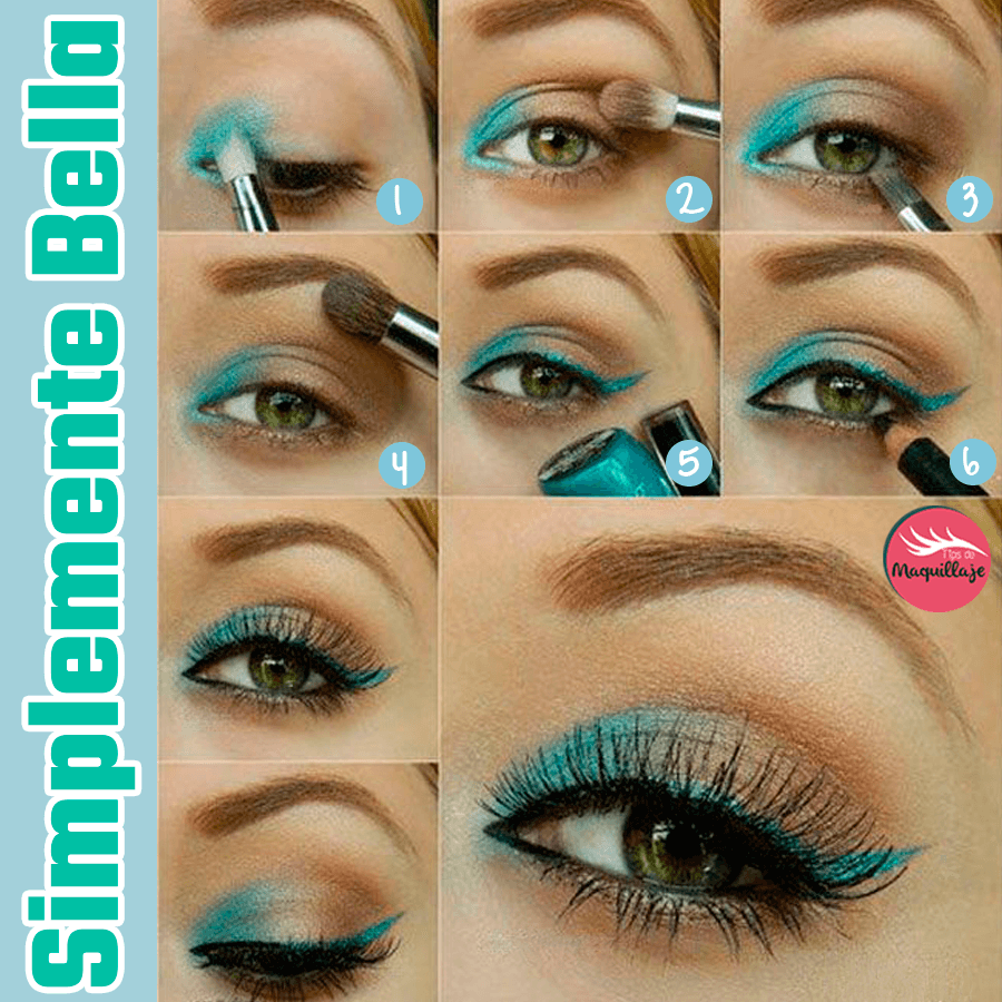 Maquillaje luminoso y colorido para el fin de semana