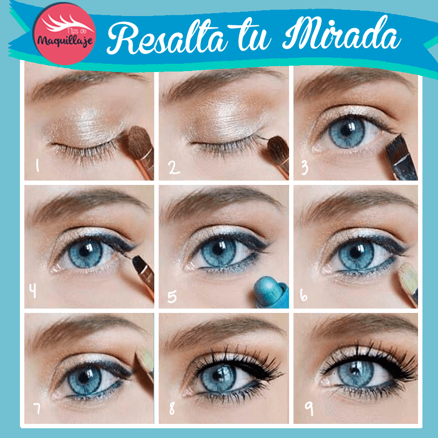 Cómo maquillar ojos grandes