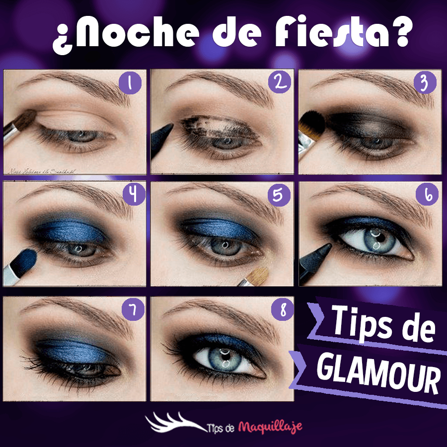 Tutorial de maquillaje de ojos, para la noche