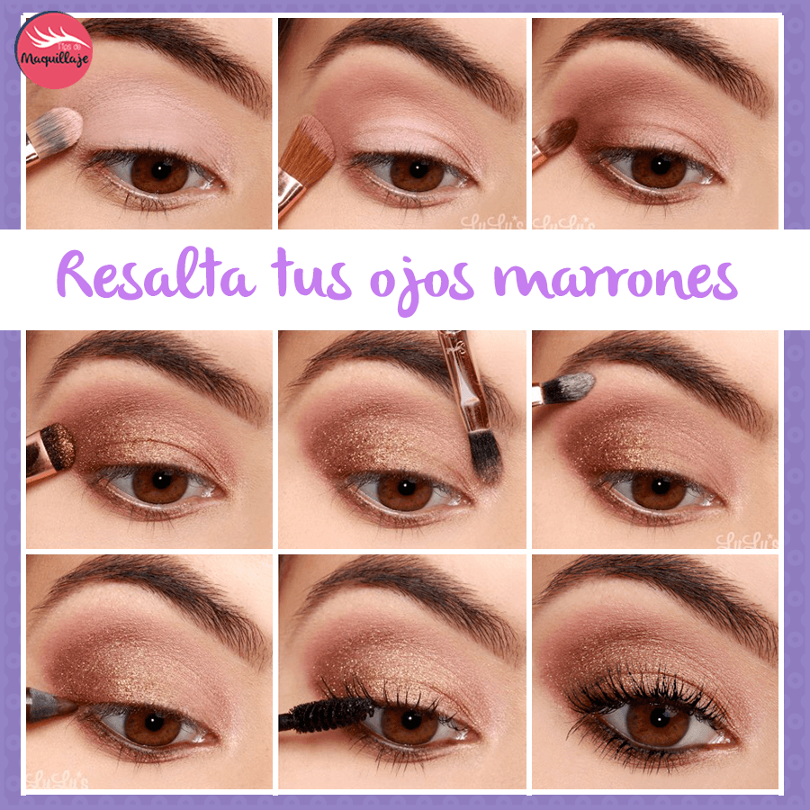 Maquillaje para ojos marrones. ¡Qué tonos lucirán mejor para ti!