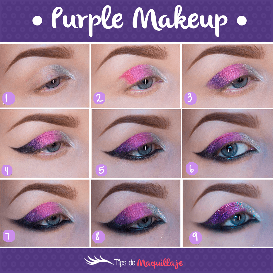 Un maquillaje de impacto y colorido
