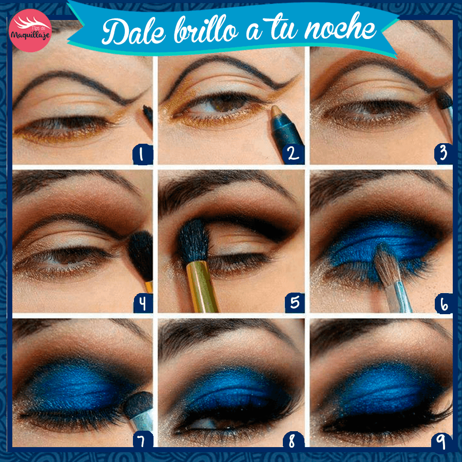 Ojos brillantes y coloridos