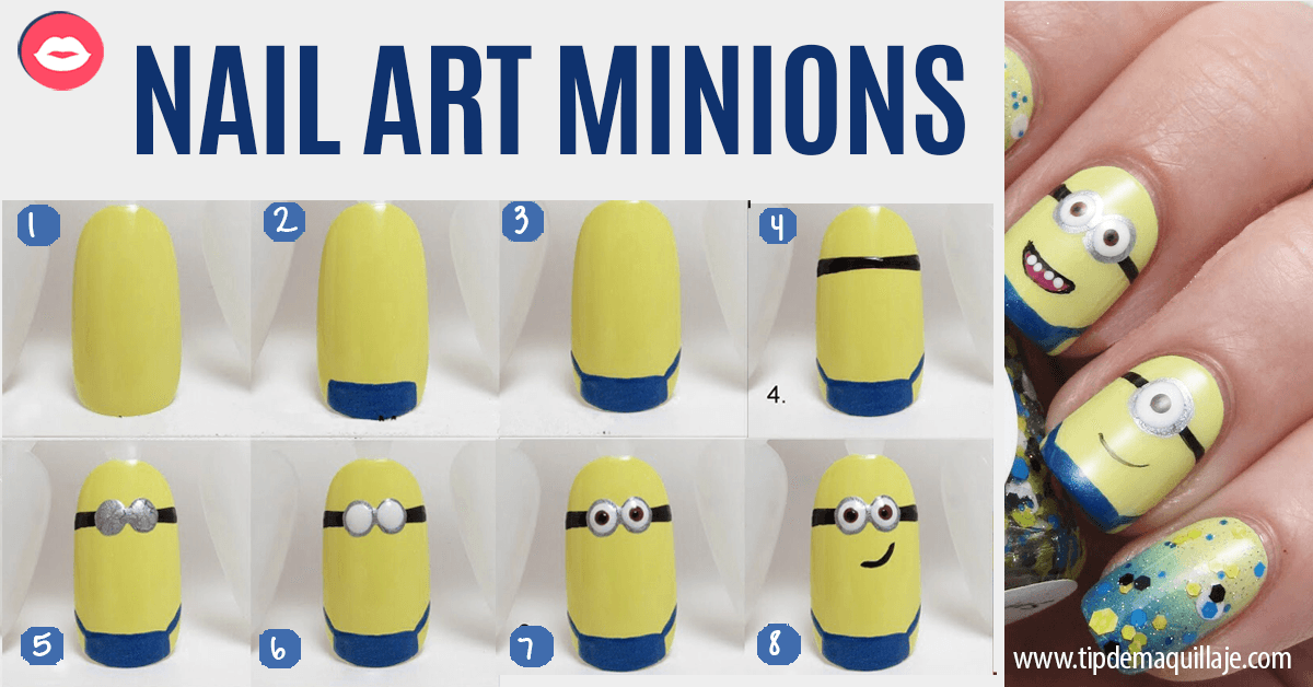 ¿Los minions son tu perdición? ¡Aprende este sencillo nail art!