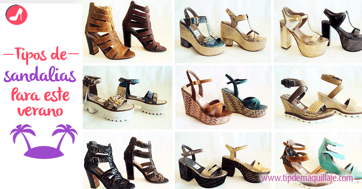 5 tipos de sandalias que no pueden faltarte