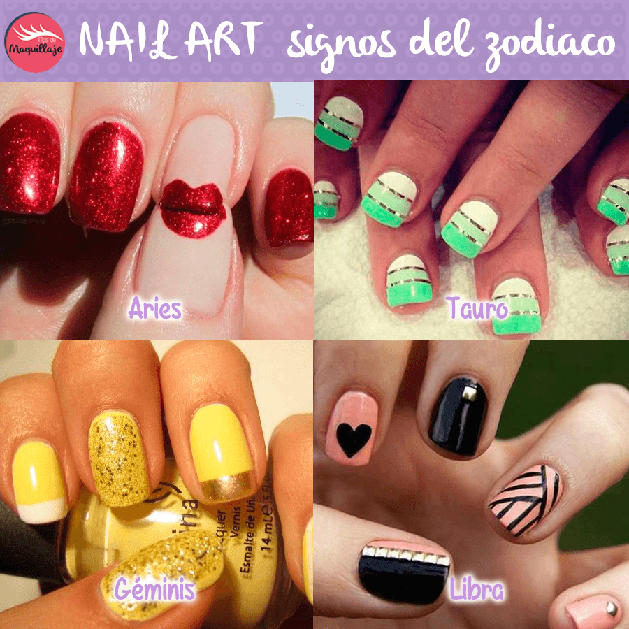 Descubre el mejor NAIL ART de acuerdo a tu signo del zodiaco
