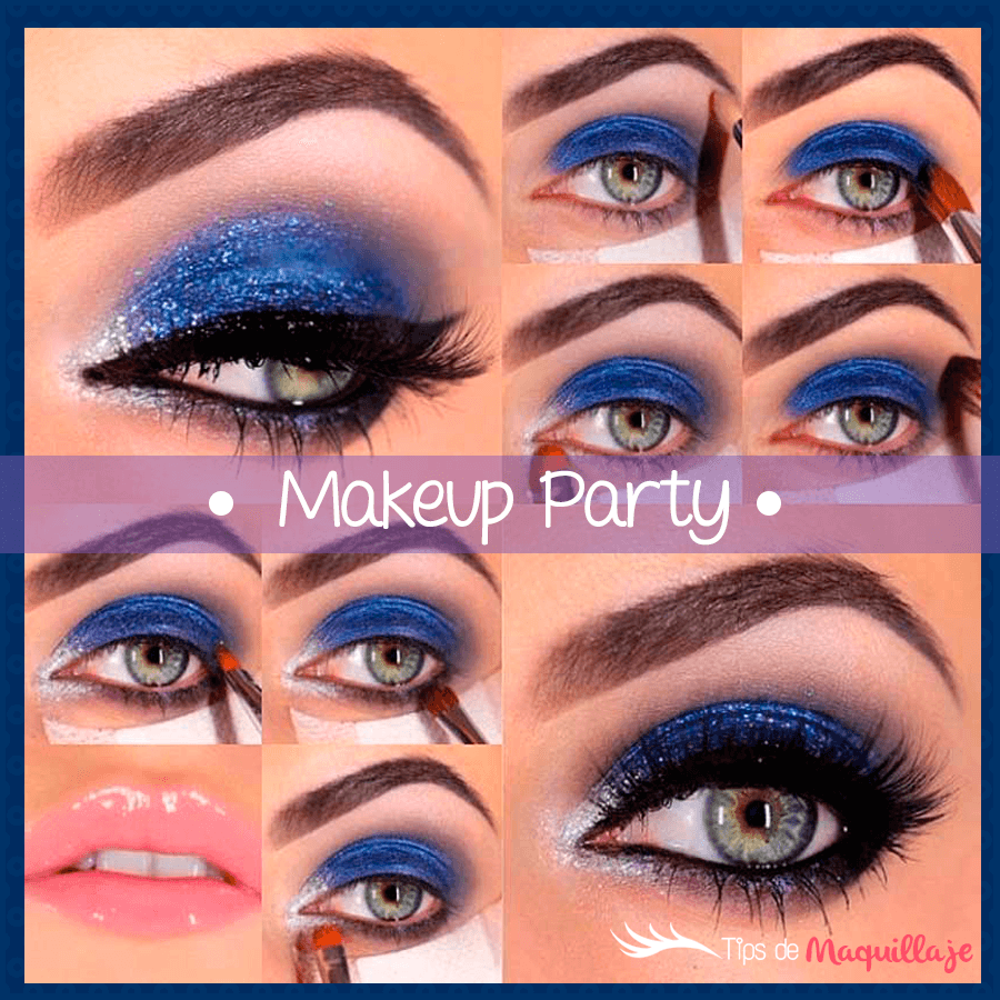 MAQUILLAJE DE SOMBRAS ESCARCHADAS