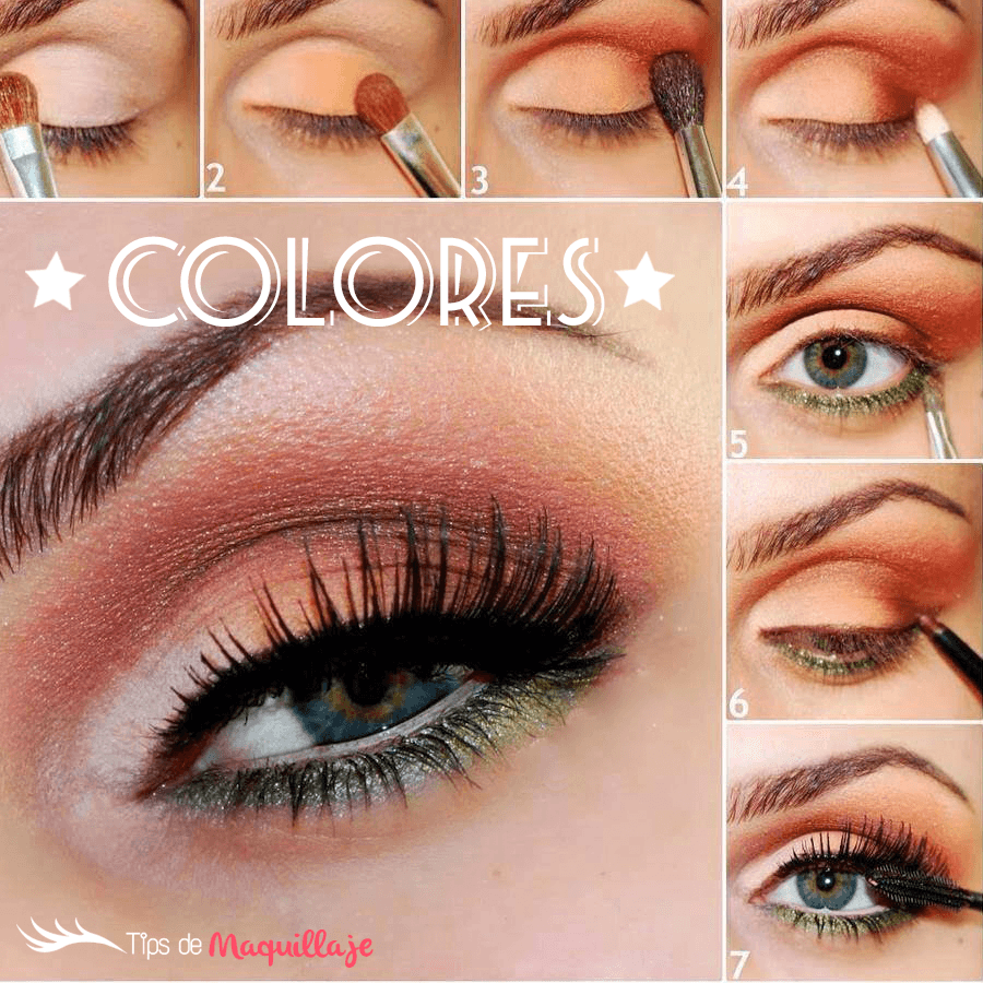 Maquillaje colorido "Combinación perfecta"