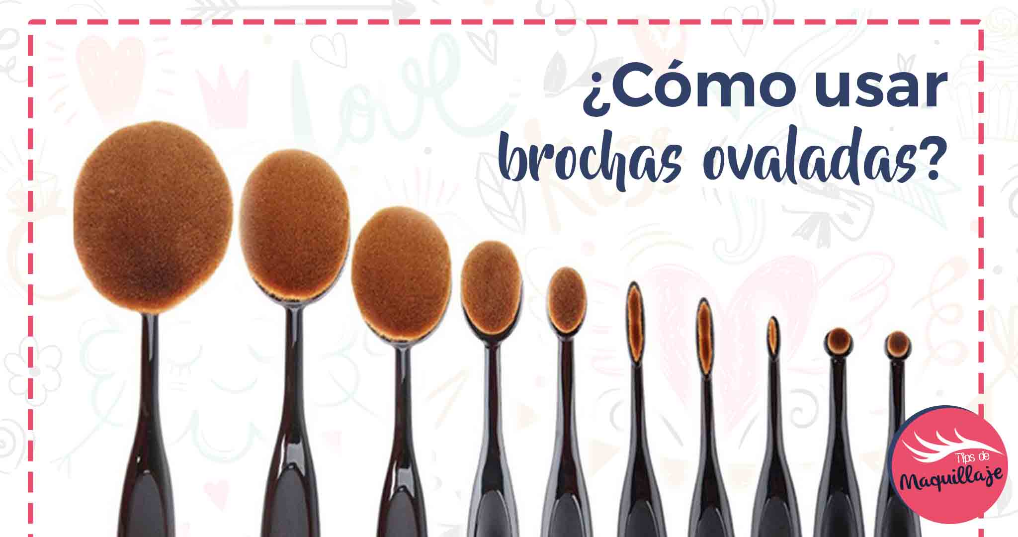Brochas ovaladas «toothbrush»: cómo y para qué se usan